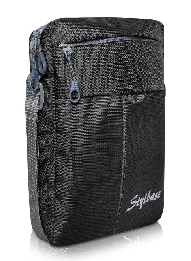 Stylbase 11 inches Sling Bag for Men and Women Small Passport Travel Bag side bags crossbody messenger sling bags men Water-Resistant for Office travel Lunch Bag (Black) - Image 5